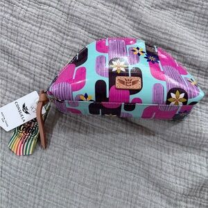 Consuela Pink and Blue Cactus Kids Pouch